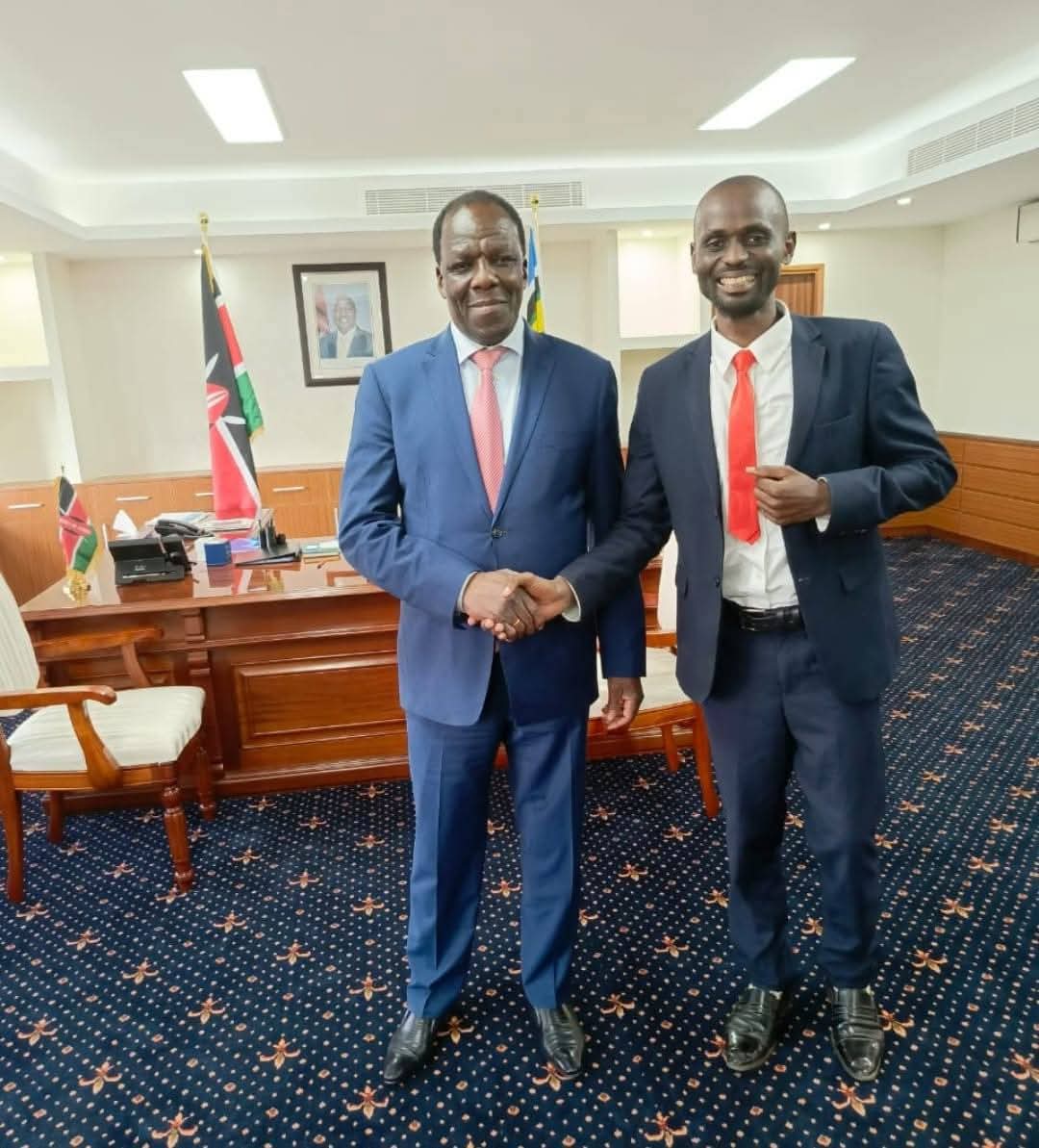 Baba AI Founder meeting with Cabinet Secretary for Cooperatives & MSMEs